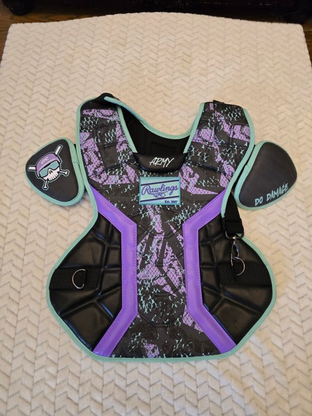 Brand new Rawlings Mach Pro Chest Protector, intermediate, Catcher's Helmet & Batting Accessories