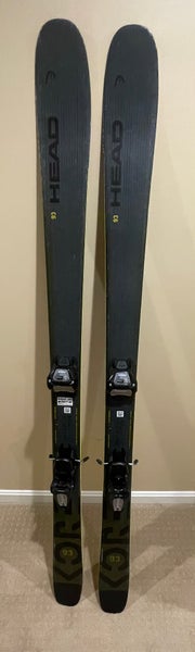 HEAD Kore 93 184 cm All Mountain Skis With Bindings (Used)
