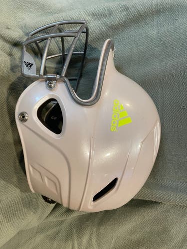Size 6 3/8 - 7 5/8 Adidas Batting Helmet Grey (Used)