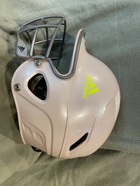 Size 6 3/8 - 7 5/8 Adidas Batting Helmet Grey (Used)