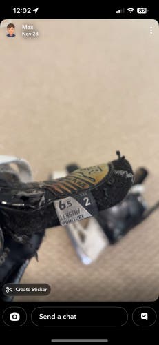 2022 Bauer Supreme Mach Hockey Skates Size 6.5 (Used)