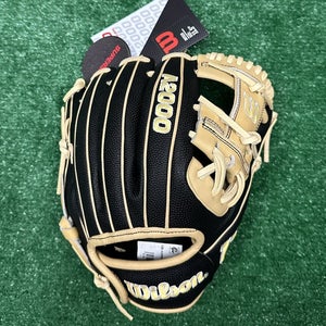 Wilson A2000 11.5" Classics DP15 Pedroia Fit Infield Baseball Glove - Black