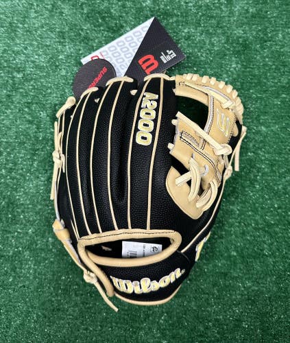 Wilson A2000 11.5" Classics DP15 Pedroia Fit Infield Baseball Glove - Black