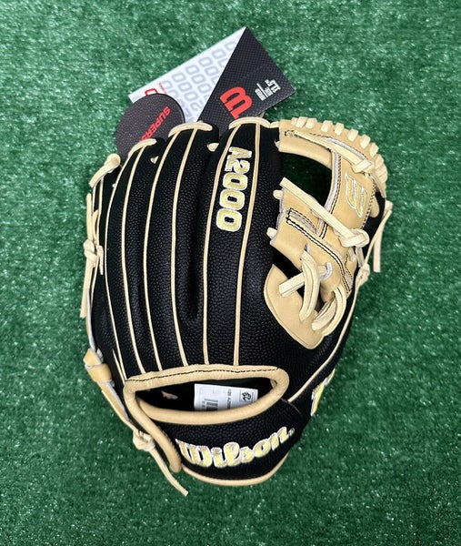 Wilson A2000 11.5" Classics DP15 Pedroia Fit Infield Baseball Glove - Black