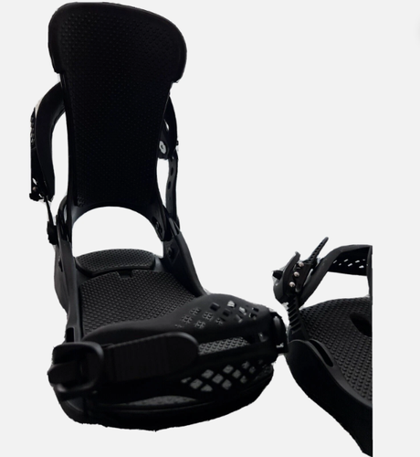 MENS 6-8.5 WOMANS 7-9.5 ALTITUDE RIDER 4X4, BURTON 3D & EST SNOWBOARD BINDINGS (BLACK) S/M