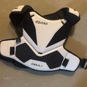 CJ Kirst signed STX Cell V Shoulder Pads (New)