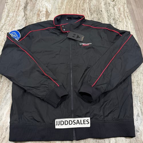 Under Armour Project Rock Warm-Up Windbreaker Jacket 1389931 Black Men’s Sz 2XL
New With Tags-$160