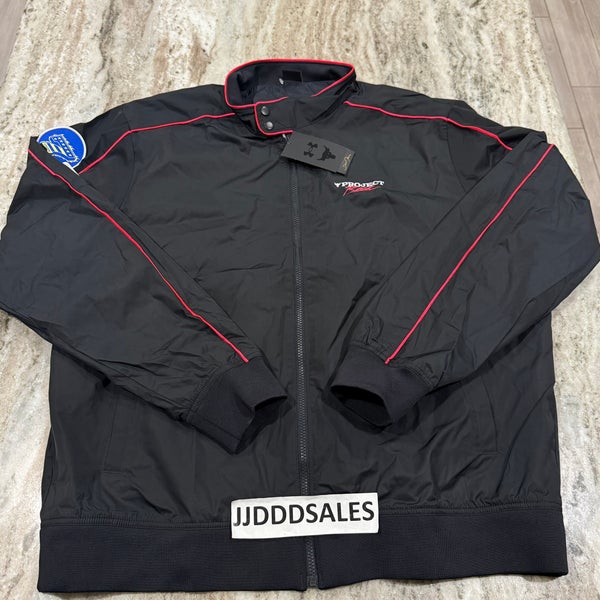 Under Armour Project Rock Warm-Up Windbreaker Jacket 1389931 Black Men’s Sz 2XL
New With Tags-$160