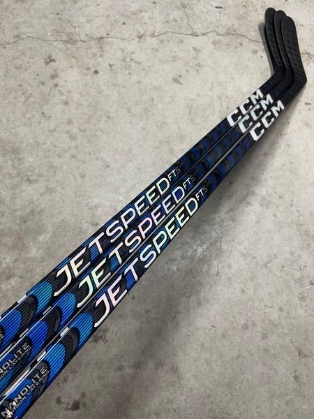 3 PACK - 85 Flex Custom P28M Senior CCM JetSpeed FT5 Pro Left Hand Hockey Stick Pro Stock NHL (New)