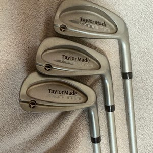 Women's TaylorMade BURNER OVERSIZE Right Handed Iron Set Ladies Flex Graphite Shaft (Used)