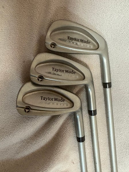 Women's TaylorMade BURNER OVERSIZE Right Handed Iron Set Ladies Flex Graphite Shaft (Used)