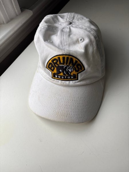 Boston Bruins White Adult Unisex One Size Fits All 47 Brand Hat (Used)