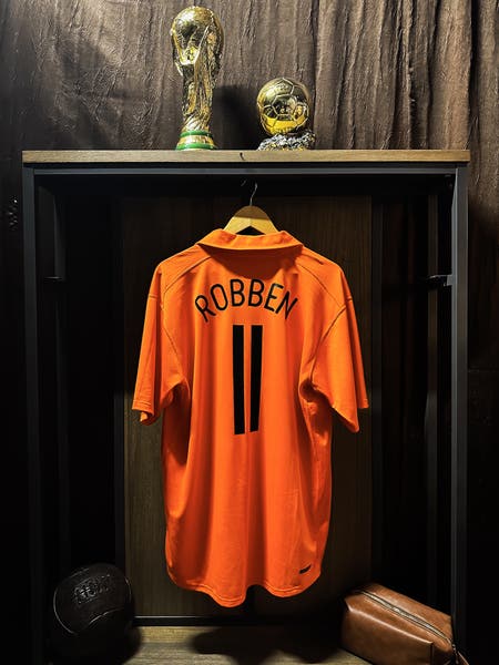 Netherlands 2006/08 Home Jersey Robben #11 XL Nike Shirt (MPN