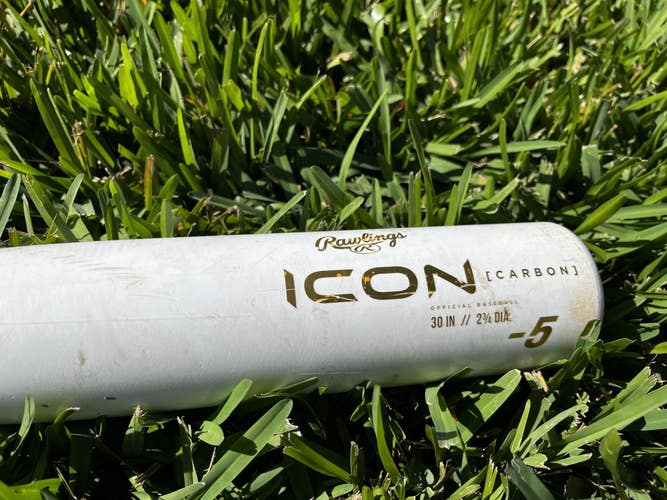 2024 Rawlings Icon Composite USSSA Certified Bat (-5) 25 oz 30" (Used)
