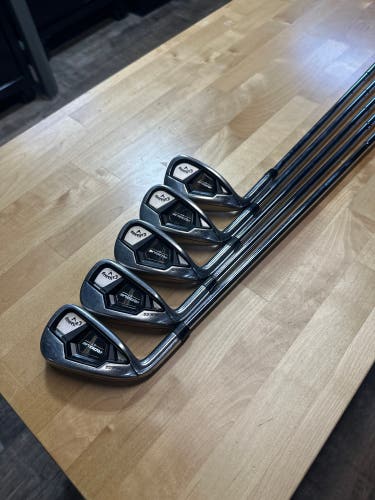 Men's 2022 Callaway Rogue ST Max OS Left Hand Iron Set Regular Flex (Used)