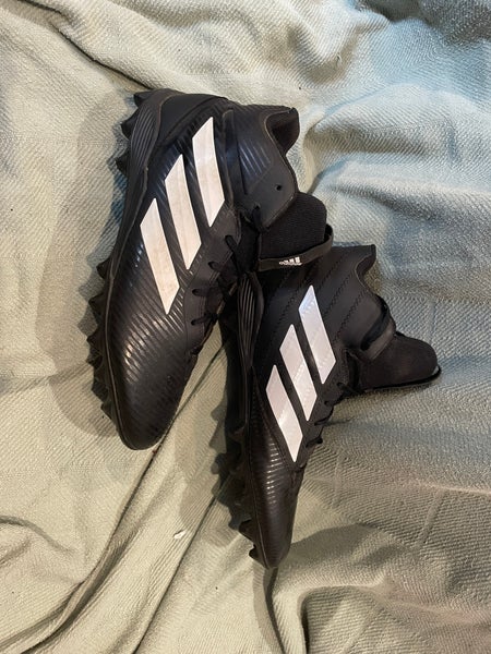 Black Men's Size M 11.0 (W 12.0) Adult Adidas Mid Top (Used)