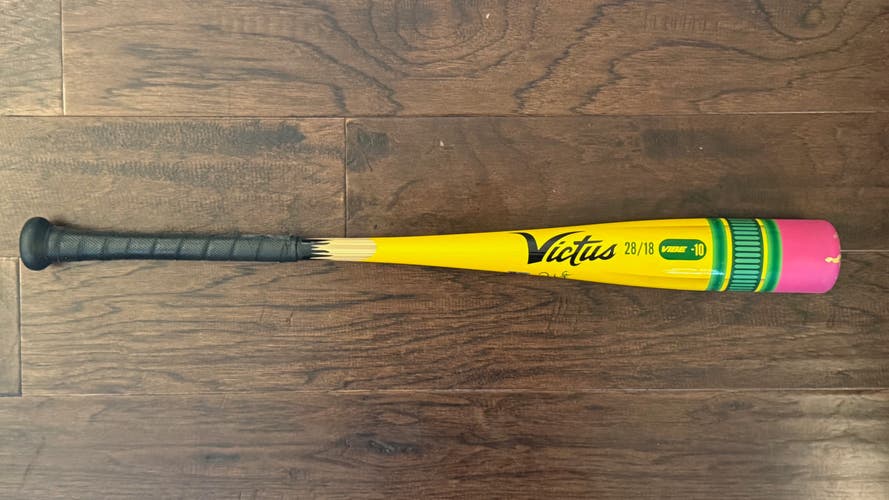 2025 Victus Pencil Vibe Alloy USABat Certified Bat (-10) 18 oz 28" (Used)