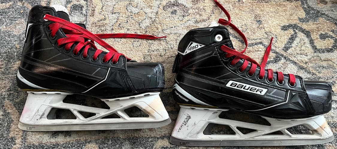 Bauer Supreme S190 Hockey Goalie Skates Extra Wide Width 7 (Used)