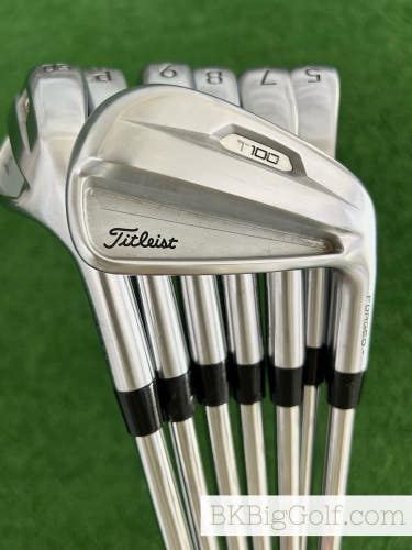 Titleist T100 21 Forged Iron Set 5-50 / Oban CT-125 Extra Stiff