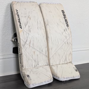 Medium Bauer Supreme 2S Pro Goalie Leg Pads FREE SHIPPING