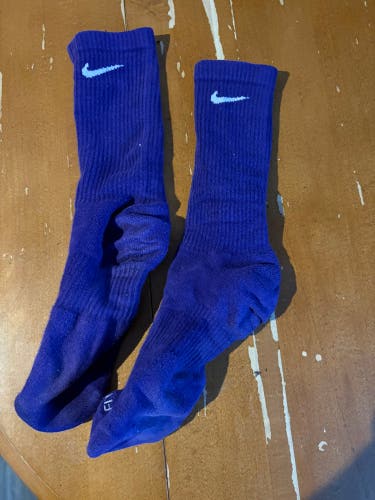 NIKE Dry-Fit purple Men's XL Nike Socks (Used)