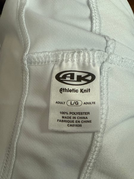 CT JR Rangers White Senior Large Athletic Game Socks (Used)