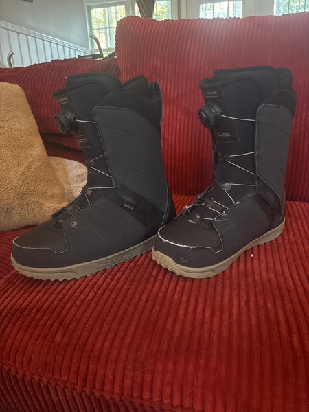 Unisex Size M 10.5 (W 11.5) Ride Anthem (BOA) Snowboard Boots Medium Flex All Mountain (Used)
