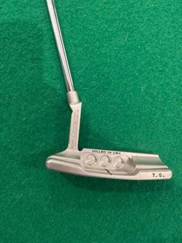 Silver Unisex 2023 Scotty Cameron Titleist Scotty Cameron Super Select Newport 2 Putter Blade Right