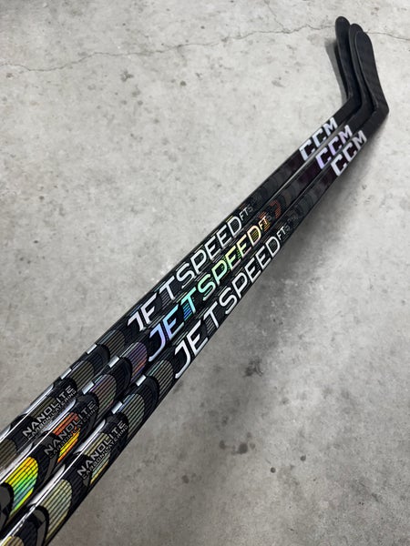 3 PACK - 85 Flex P92M Senior CCM JetSpeed FT5 Pro Left Hand Hockey Stick Pro Stock NHL (New)