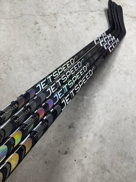 4 PACK - 85 Flex P92M Senior CCM JetSpeed FT5 Pro Left Hand Hockey Stick Pro Stock NHL (New)