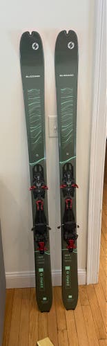 2025 Blizzard Zero G 96W, 164 cm Alpine Touring Skis With Bindings (Used), w/ skins