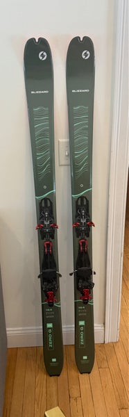 2025 Blizzard Zero G 96W, 164 cm Alpine Touring Skis With Bindings (Used), w/ skins