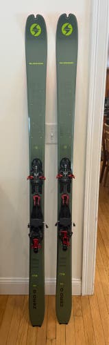 Men's 2025 Blizzard Zero G 88, 178 cm Alpine Touring Skis With Bindings (Used), w/ skins