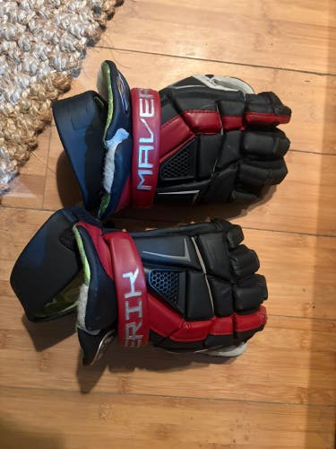 Maverik Lacrosse Gloves 13" Bates College team issue #13