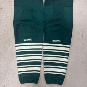 Green Senior Large CCM Custom Sublimated Socks Pro Stock (Used)