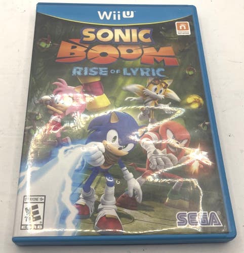 TESTED Sonic Boom Rise of Lyric (Nintendo Wii U, 2014) Complete CIB READ