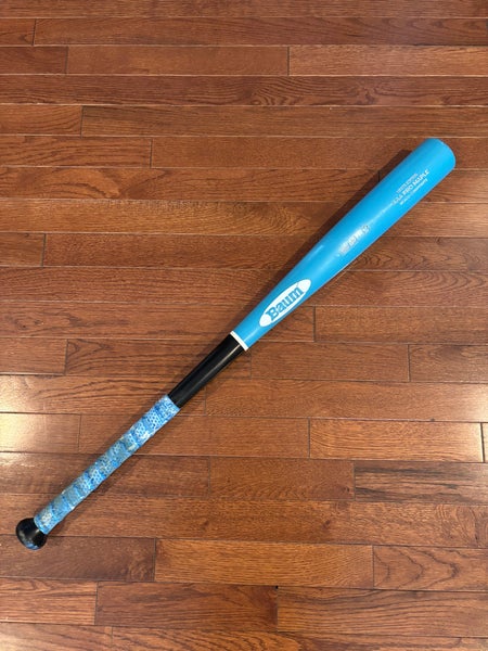 2023 Custom Baum Bat White BBCOR Certified Bat (-3) 30 oz 33" (Used)