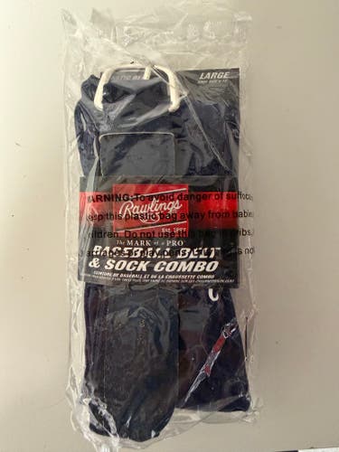 Blue Boys Large Rawlings Socks (New)