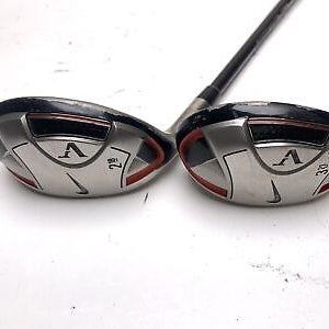 Nike Victory Red 2 & 3 Hybrid Set 18* 21* Aldila VooDoo Regular Graphite Mens LH