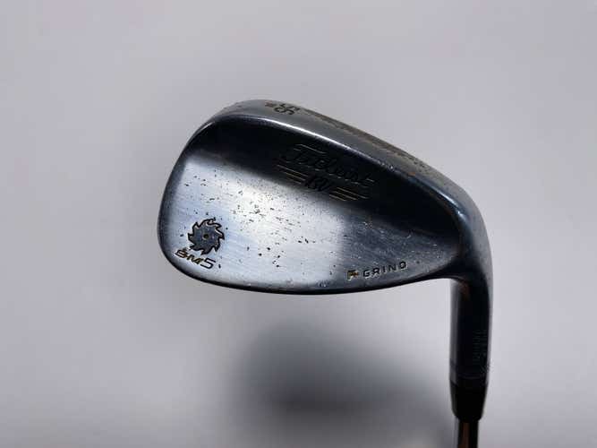 Titleist Vokey SM5 Tour Chrome Sand Wedge SW 56* 14 Bounce F-Grind Wedge Mens RH