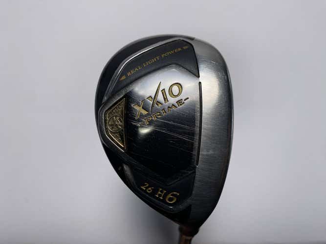 XXIO Prime 10 6 Hybrid 26* Prime SP-1000 Flex 3212 44g Regular Graphite Mens RH