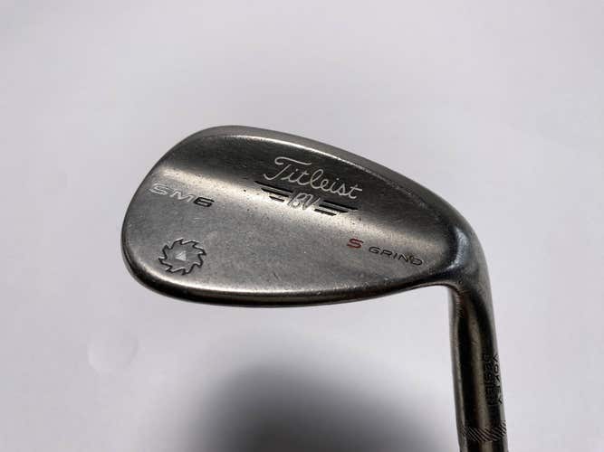 Titleist Vokey SM6 Tour Chrome Sand Wedge SW 56* 10 Bounce Wedge Steel Mens RH