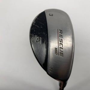 TaylorMade Rescue Mid 3 Hybrid 19* Stiff Graphite Mens RH