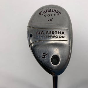 Callaway Big Bertha Heavenwood 5 Hybrid 25* Big Bertha Gems 55g Ladies RH