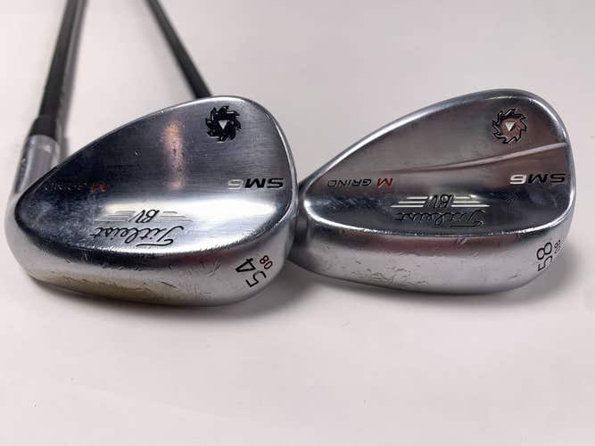 Titleist Vokey SM6 Tour Chrome Wedge Set 54* 8 | 58* 8 Tensei Red CK Mens RH