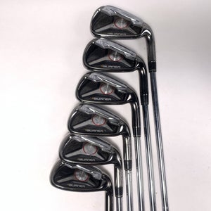TaylorMade Burner 2009 Iron Set 4-GW SuperFast Regular Steel Mens RH- No 8i