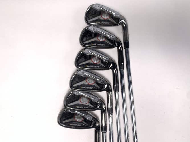 TaylorMade Burner 2009 Iron Set 4-GW SuperFast Regular Steel Mens RH- No 8i