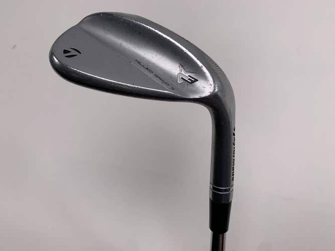 TaylorMade Milled Grind 3 Raw Chrome Lob Wedge LW 60* 8 DG S200 Steel Mens RH
