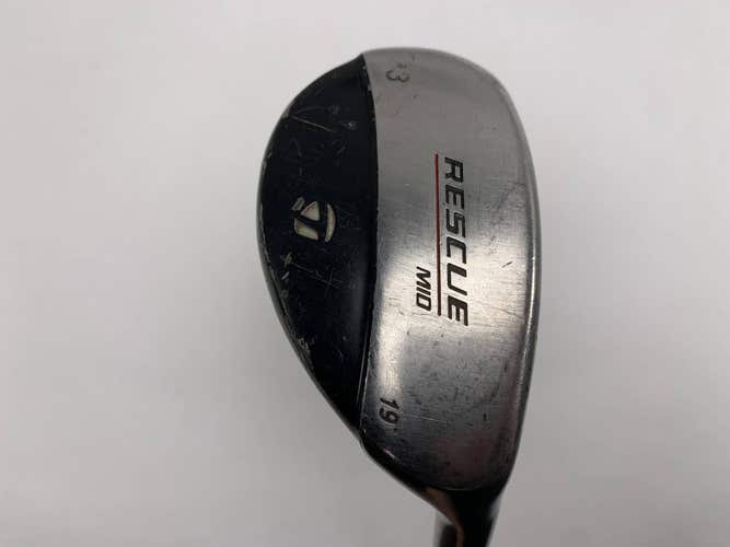TaylorMade Rescue Mid 3 Hybrid 19* Stiff Graphite Mens RH