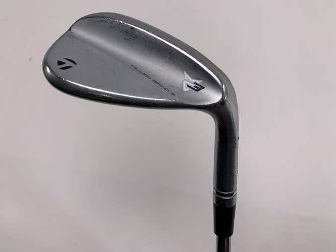 TaylorMade Milled Grind 3 Raw Chrome Lob Wedge LW 60* 10 DG S200 Mens RH